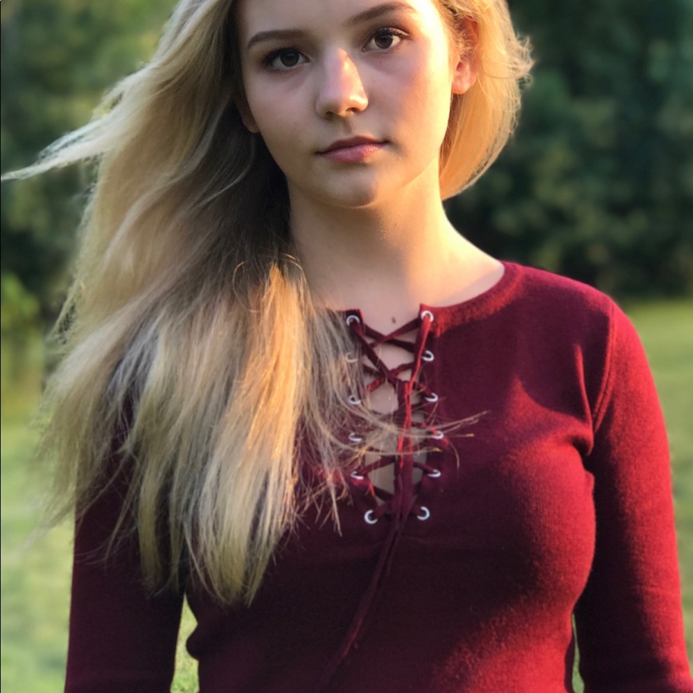 Forever 21 Tie-Up Shirt